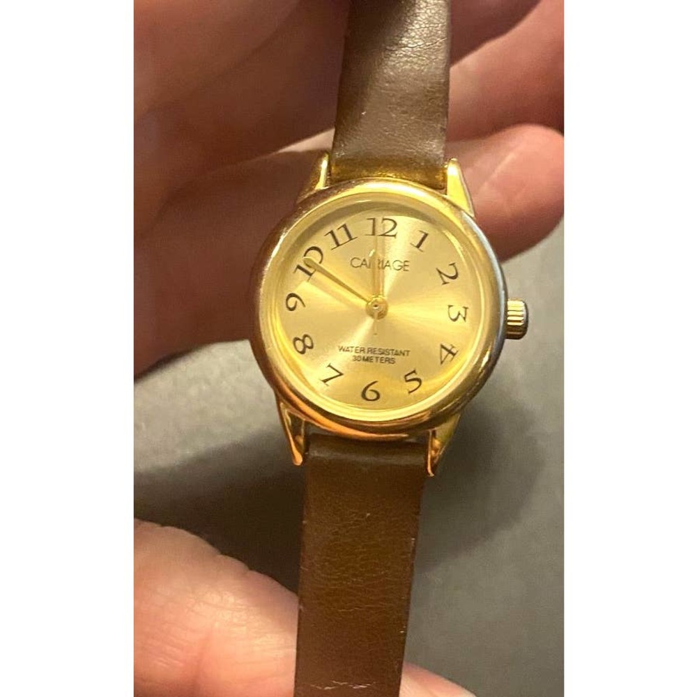 Women's 22mm Gold Tone Carriage by Timex Watch, WR 30M